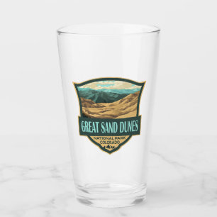 Verre Parc national des Great Sand Dunes Illustration Ré