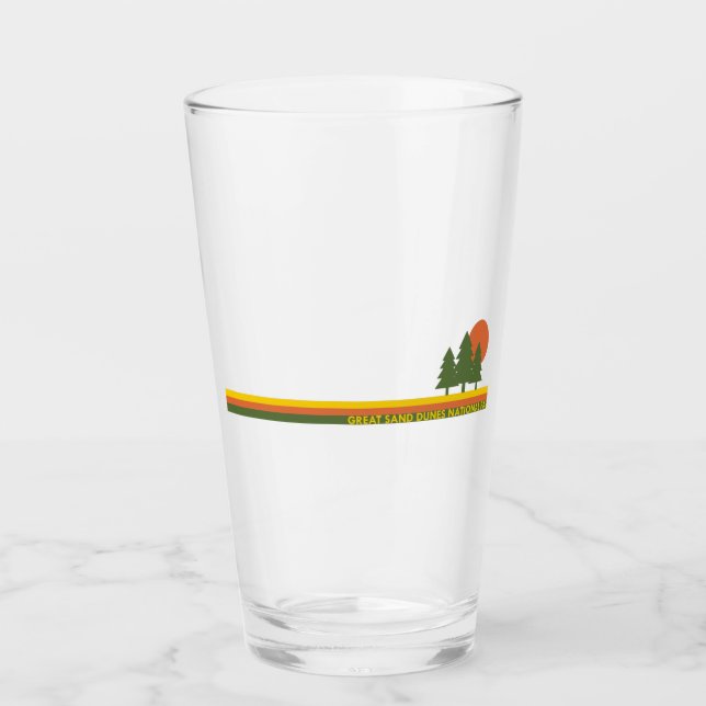 Verre Parc national des Great Sand Dunes Pine Trees Sole (Devant)