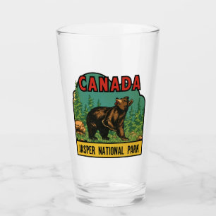 Verre Parc national Jasper Canada Point Vintage voyage
