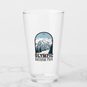 Verre Parc national olympique Washington Vintage