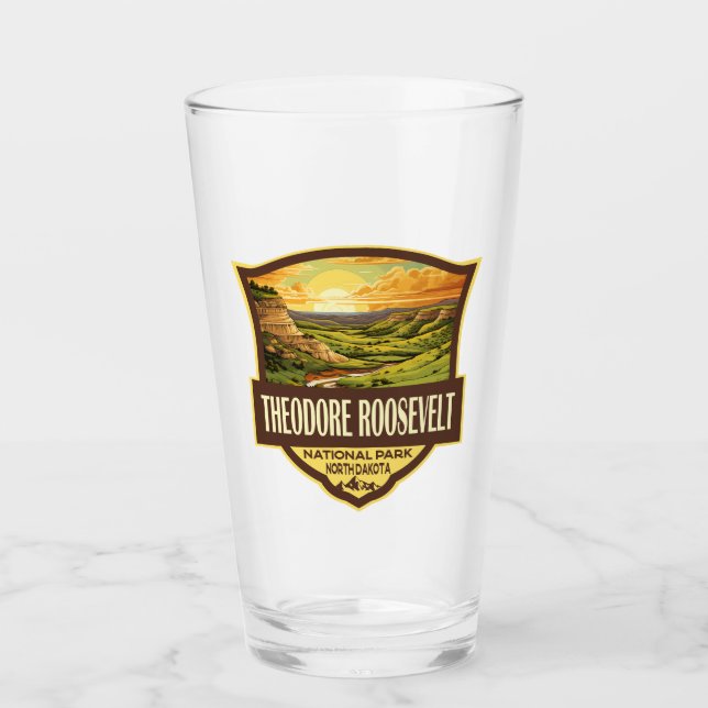 Verre Parc national Theodore Roosevelt Illustration Art (Devant)