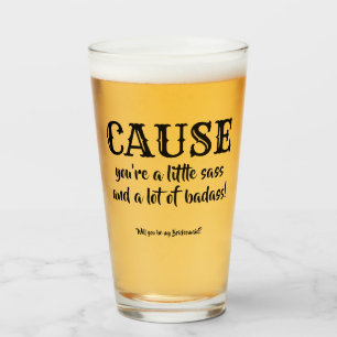 Verre Parce Que Tu Es... - Drôle Proposition D'Épouse