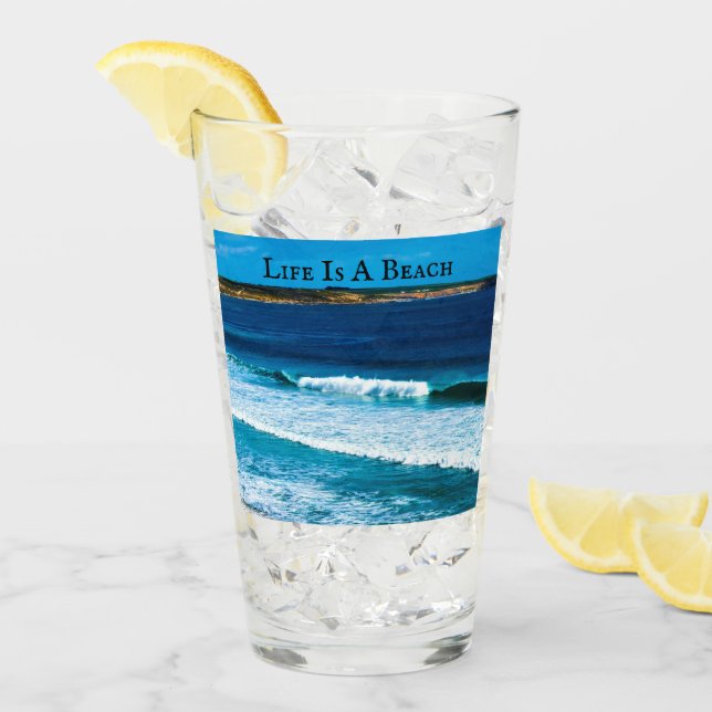 Verre Parfum De L'Océan, (Devant glace)