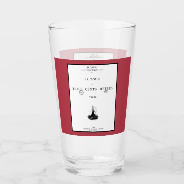 Verre Paris La Tour Eiffel Eiffelturm Eiffel tower (Devant)