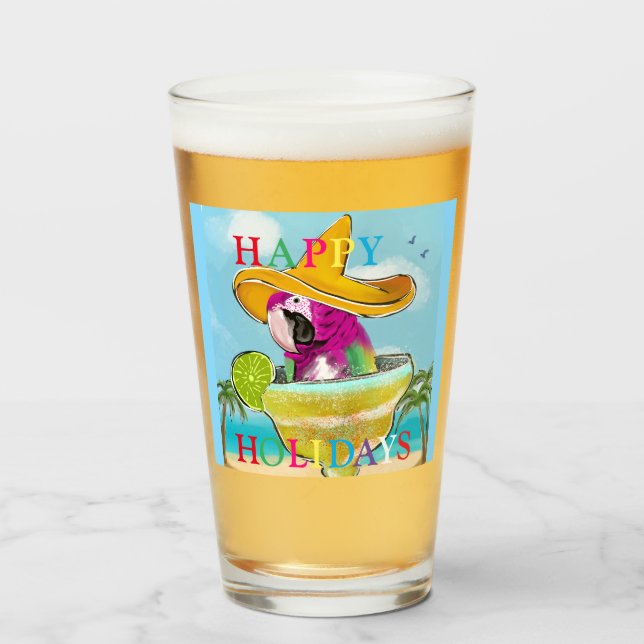 VERRE PARROTS (Devant (rempli))