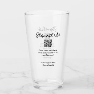 Verre Partagez votre image numérisation QR code ajouter