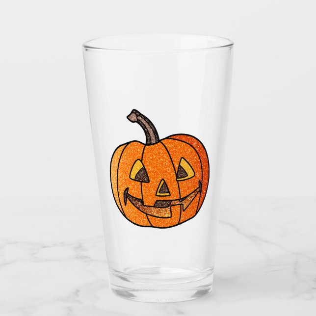 Verre Parties scintillant Jack O'Lantern (Devant)