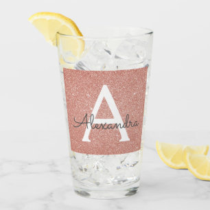 Verre Parties scintillant Rose Rose Gold et Mariage Mono