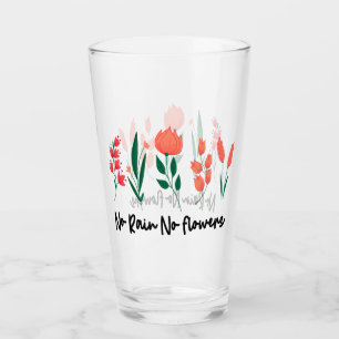 Verre Pas de pluie Pas de fleurs Fleur sauvage Floral Pl
