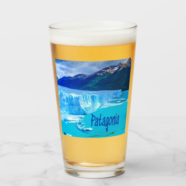 Verre Patagonie Amérique du Sud Glacier et Montagnes (Devant (rempli))
