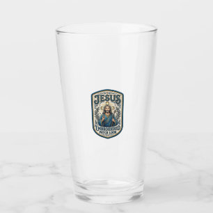 Verre Patch brodé Jésus Regardez Patch brodé Jésus