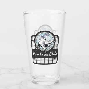 Verre Patinage Tartan moderne personnalisé