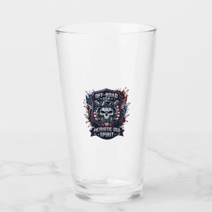 Verre Patriotique 1776 Hors Route Crâne Monster Truck Lo