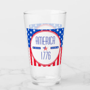 Verre Patriotique Américain