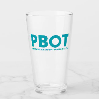 Verre PBOT Bleu logo Tumbler