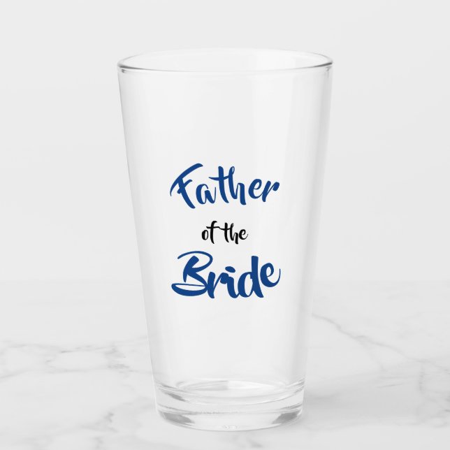Verre Père de la jeune mariée (Devant)