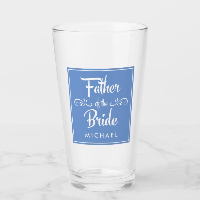 Verre Père du dîner de répétition de mariage de jeune (Devant)