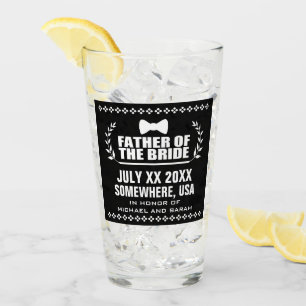 Verre Père fait sur commande de la jeune mariée
