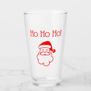 Verre Père Noël Ho, Ho, Ho ! Red