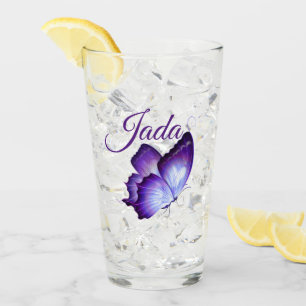 Verre Personnalisation des papillons