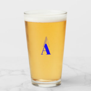 Verre Personnaliser, personnaliser Alphabet lettre initi