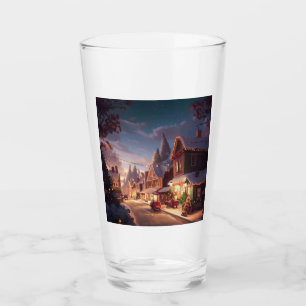 Verre Petite ville de Noël 5