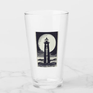 Verre Phare de Diamond Head Hawaii Moon