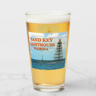 Verre Phare de Sand Key, Floride Pint Glass