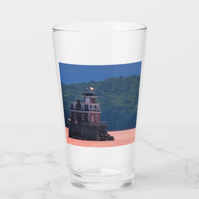 Verre Phare d'Hudson Athens - Lumière de la ville d'Huds (Devant)