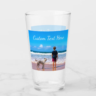 Verre photo personnalisé avec vos photos et votre 