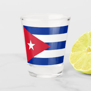 Verre photographié patriotique avec drapeau de Cub