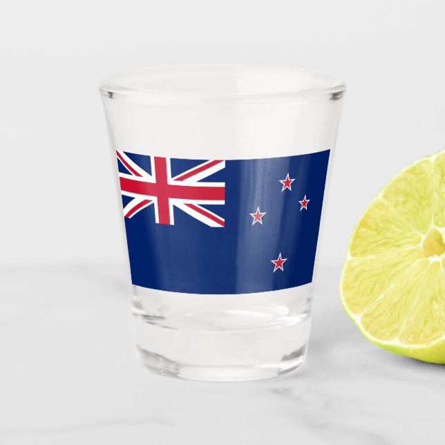 Verre photographié patriotique avec drapeau de la  (Devant)