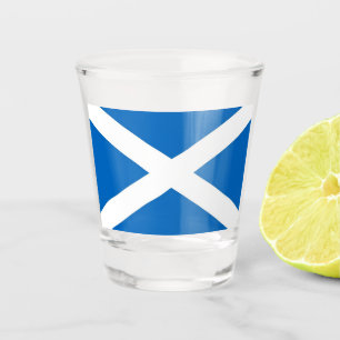 Verre photographié patriotique avec drapeau d'Ecos
