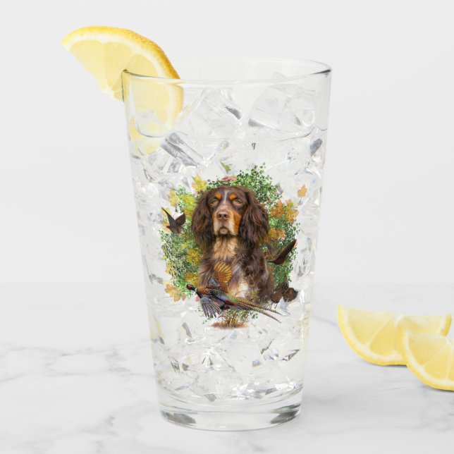 Verre Picardy Spaniel, Saison de chasse (Devant glace)