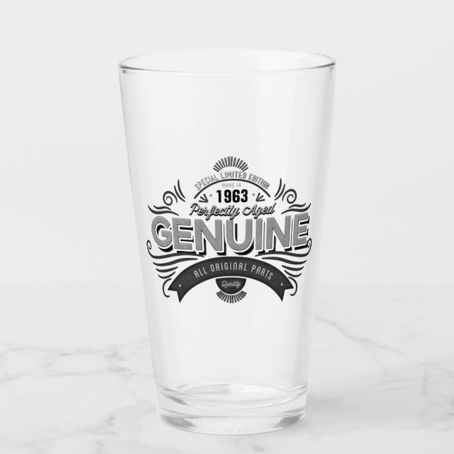 Verre Pièces originales d'origine d'origine d'anniversai (Devant)