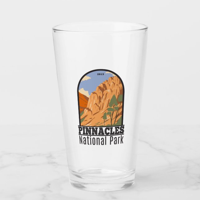 Verre Pinnacles National Park Californie Vintage (Devant)