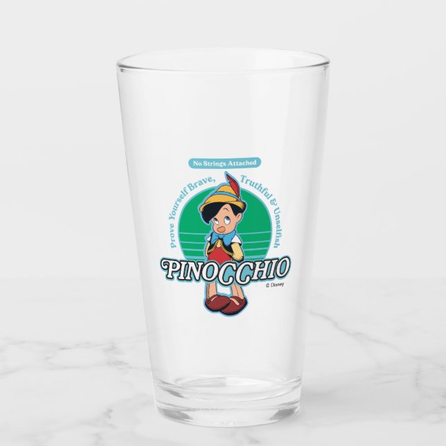 Verre Pinocchio | Aucune chaîne attachée (Devant)