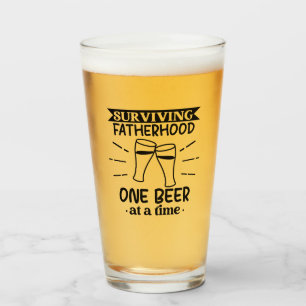 Verre Pinte de paternité amusante