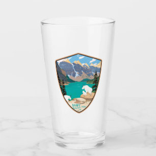 Verre pinte du parc national Banff