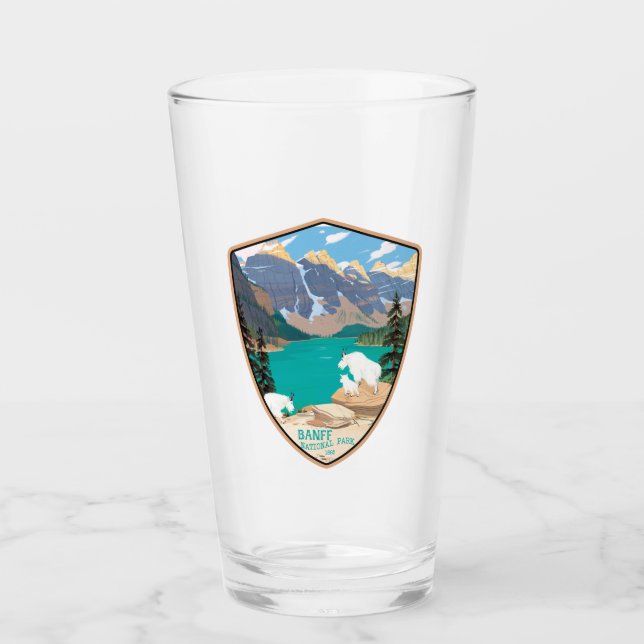 Verre pinte du parc national Banff (Devant)