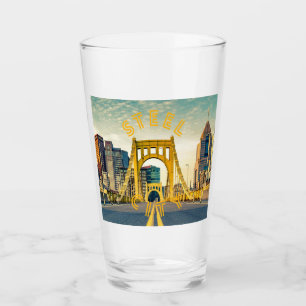Verre Pittsburgh Steel City Skyline 412