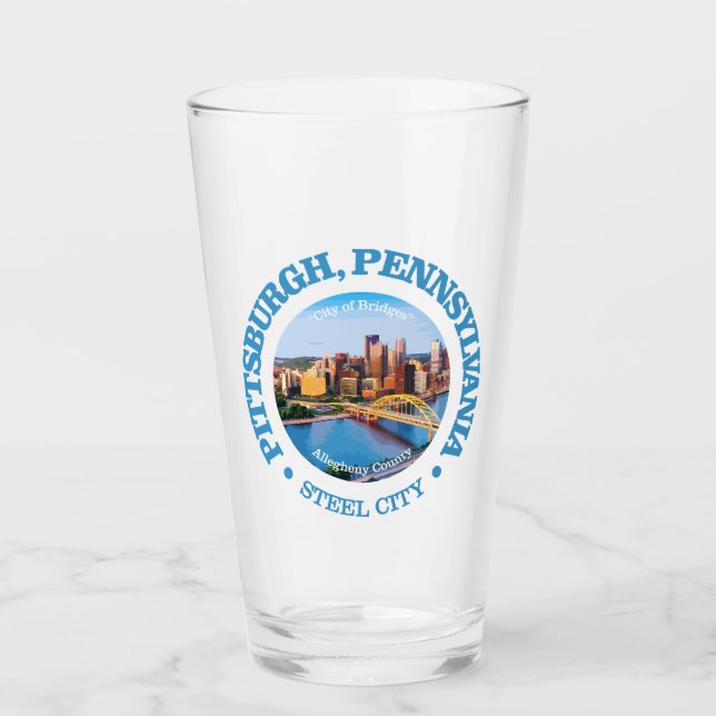 Verre Pittsburgh (villes) (Devant)
