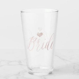 Verre PixDezines ROSE PÂLE, MARIÉE