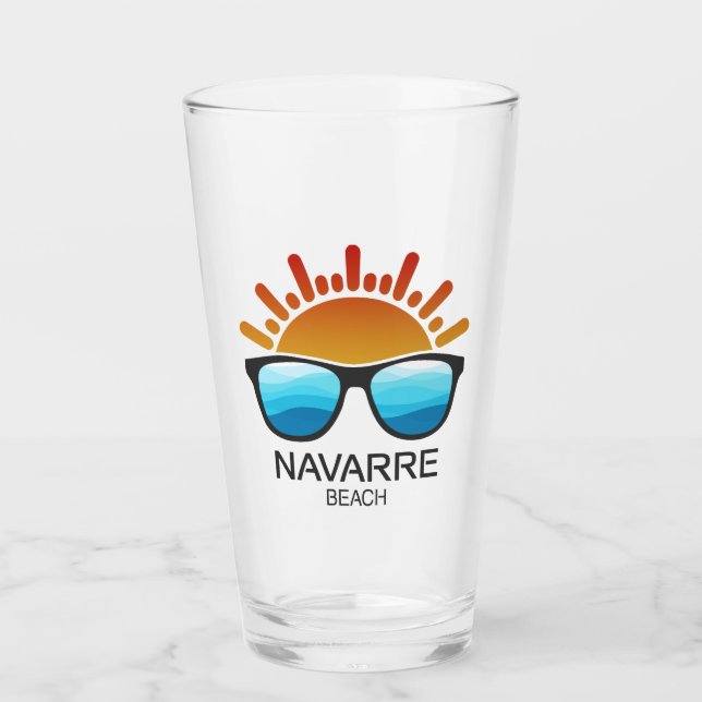 Verre Plage de Navarre Floride Lunettes de soleil (Devant)