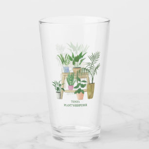 Verre Plantes - Pouce verte - Monogramme