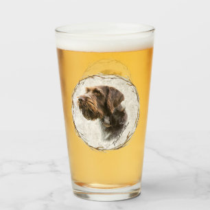 Verre Pointer à poil dur allemand  