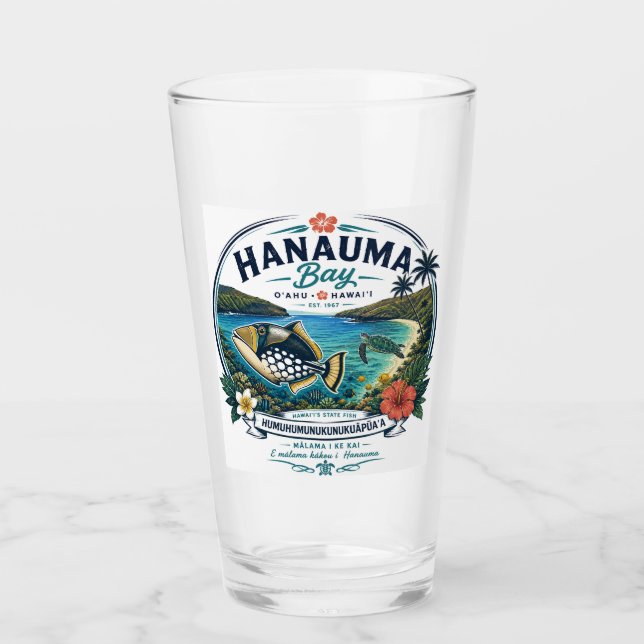 Verre Poisson de l'État d'Hawaï (Devant)