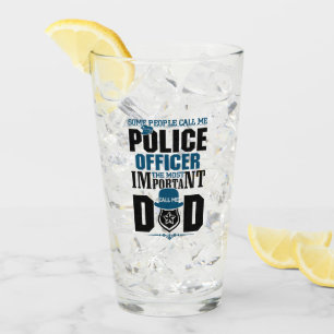 Verre Police papa   Application de la loi   FÊTE DES PÈR