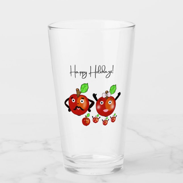 Verre Pommes rouges (Devant)