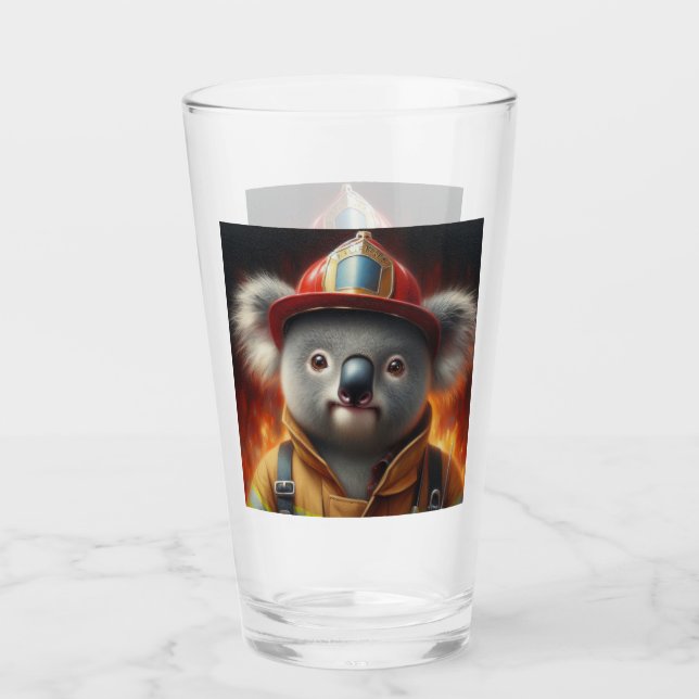 Verre Pompier Koala (Devant)